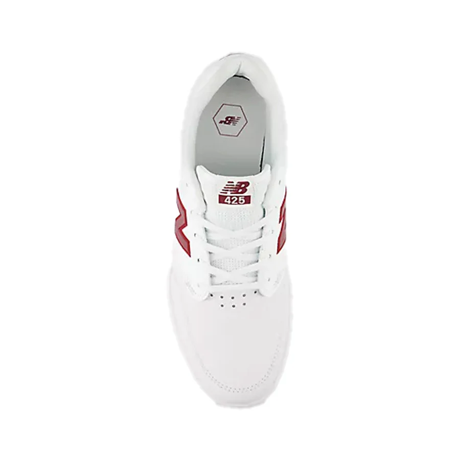 New Balance Numeric 425 - White/Burgundy - Image 4