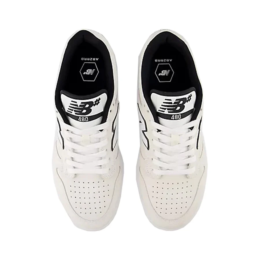 New Balance Numeric 480 - White/Black - Image 4