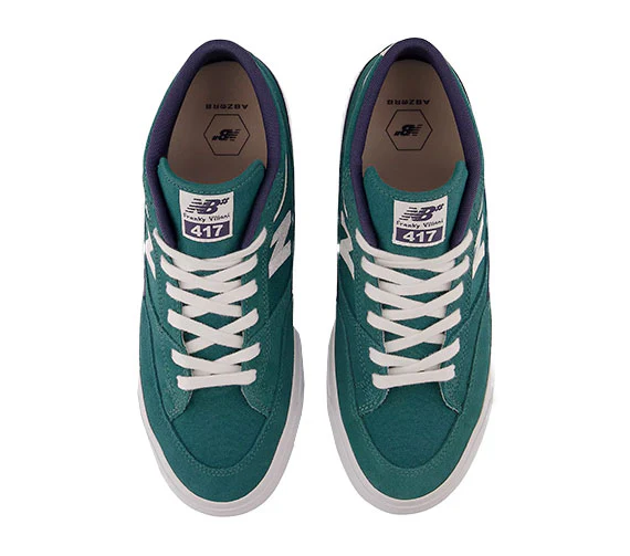 New Balance Numeric 417 Franky Villani - Vintage Teal/White - Image 3