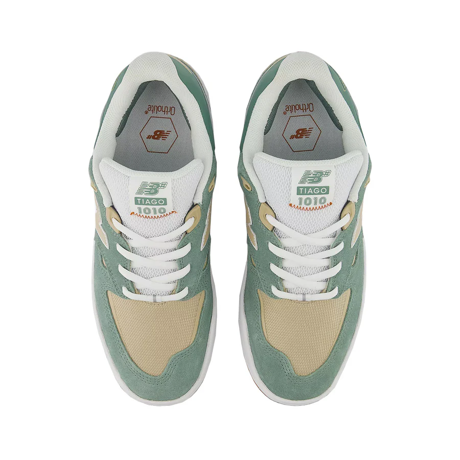 New Balance Numeric Tiago Lemos 1010 Shoe Dark Juniper/Sandstone - Image 4