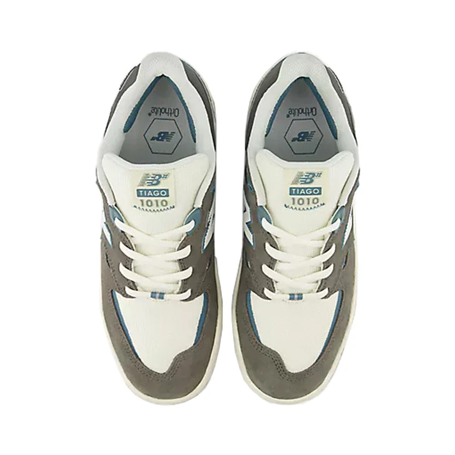 New Balance Tiago 1010 Shoe Grey/Teal - Image 4