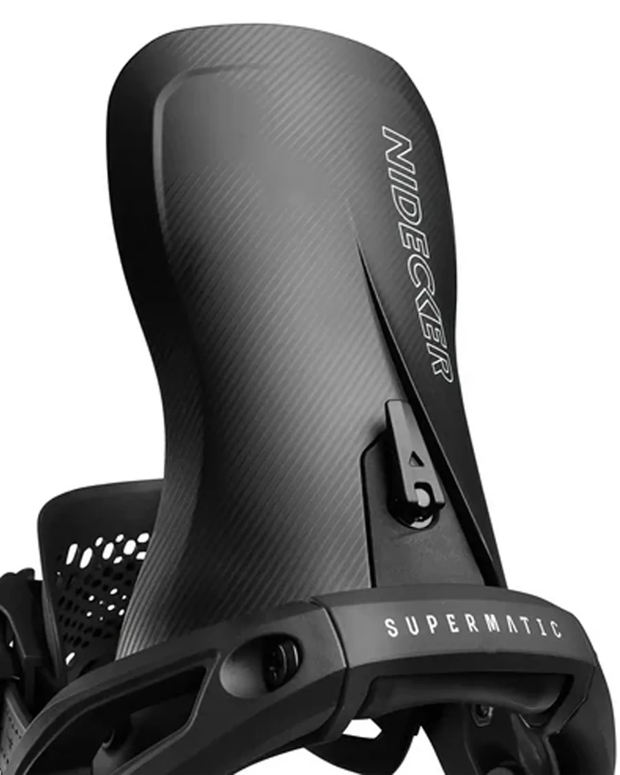 Nidecker Men's LT Supermatic® Binding Black 2026 - Image 3