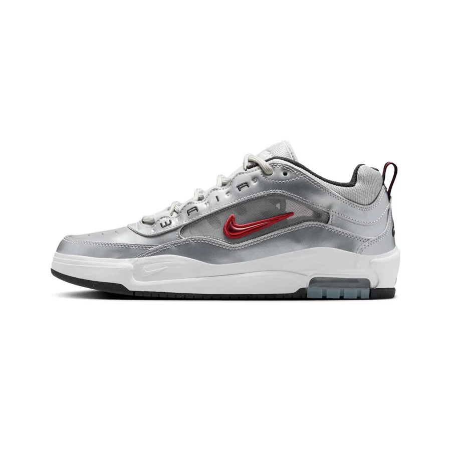 Nike Air Max Ishod Premium - Metallic Silver/Varsity Red - Image 2