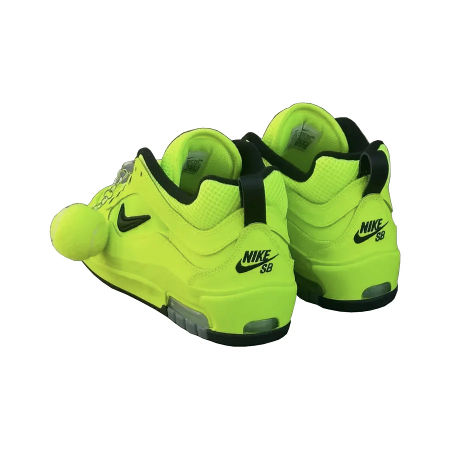Nike Air Max Ishod Premium Shoe Volt/Black-Volt-Black - Image 4
