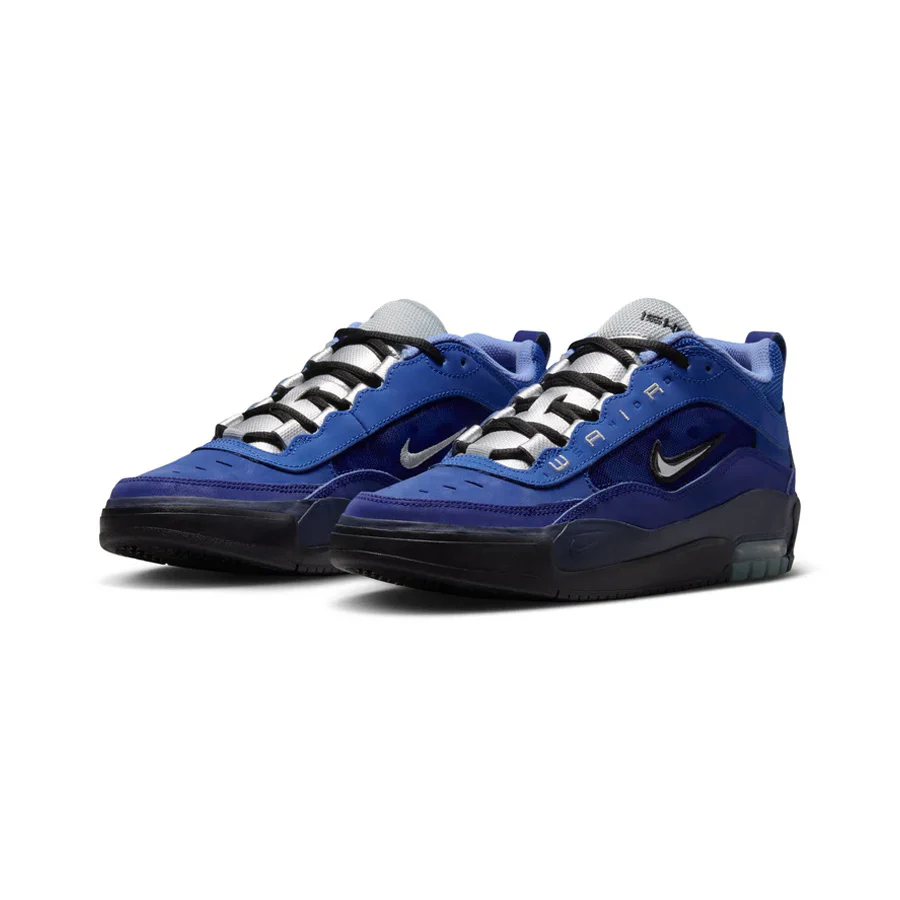 Nike Air Max Ishod Shoe Blue Void/Metallic Silver-Radiant Blue - Image 3