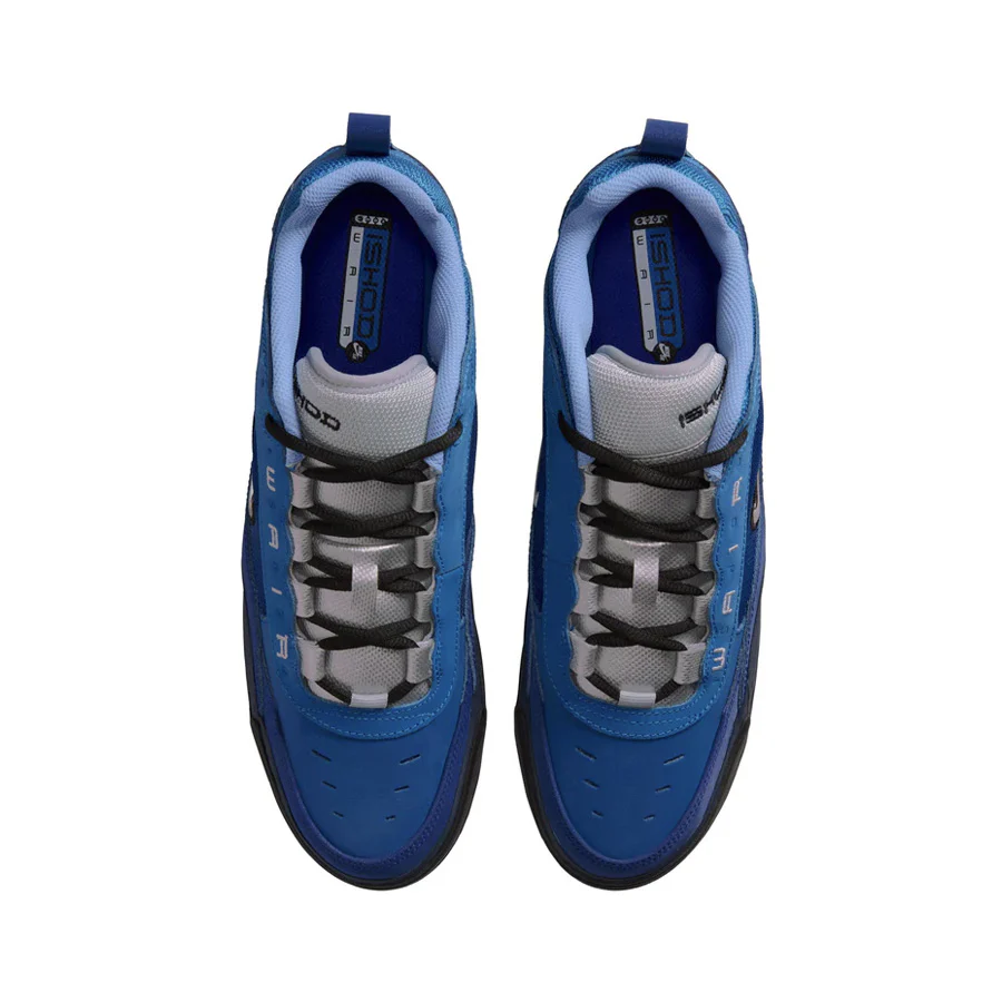 Nike Air Max Ishod Shoe Blue Void/Metallic Silver-Radiant Blue - Image 4