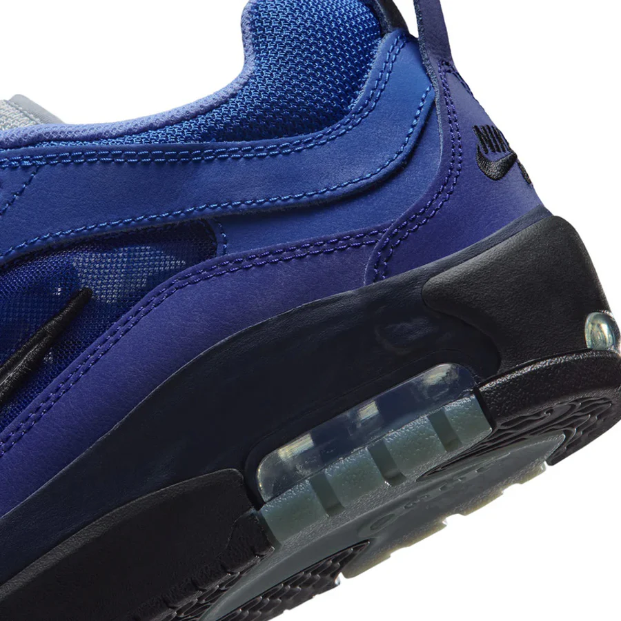 Nike Air Max Ishod Shoe Blue Void/Metallic Silver-Radiant Blue - Image 8
