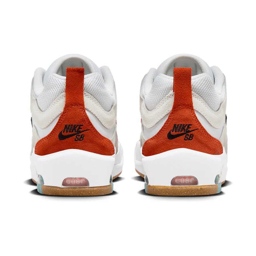 Nike Air Max Ishod - White/Orange-Summit White-Black - Image 5