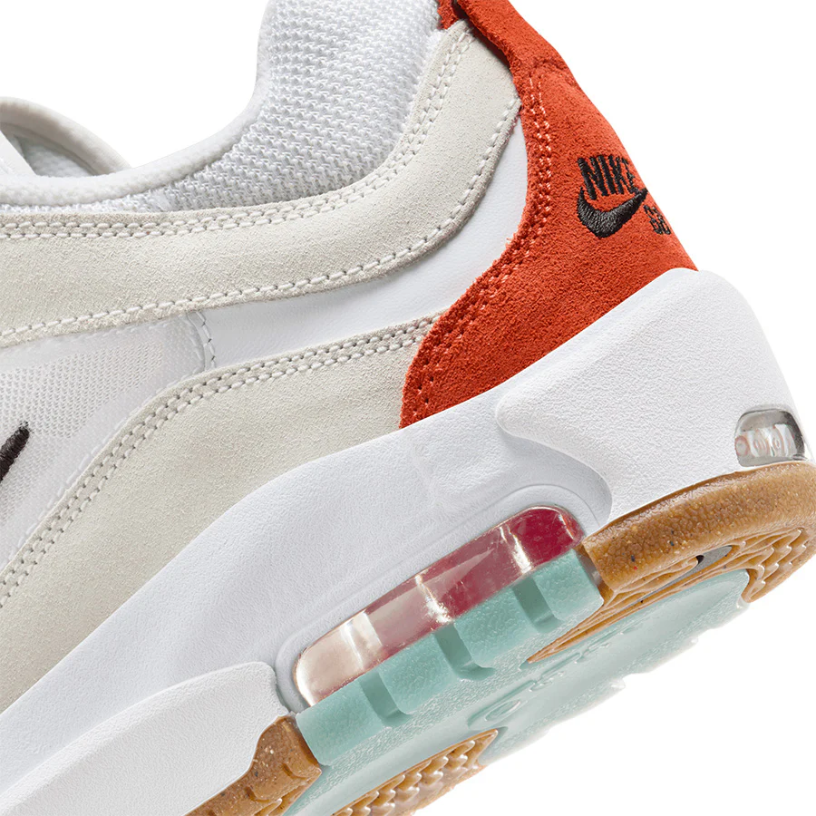 Nike Air Max Ishod - White/Orange-Summit White-Black - Image 7