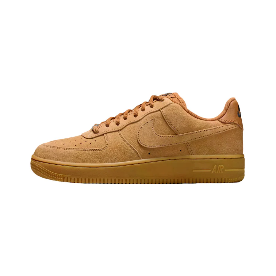 Nike SB Air Force 1 Shoe Flax/Flax-Black-Gum Light Brown - Image 2
