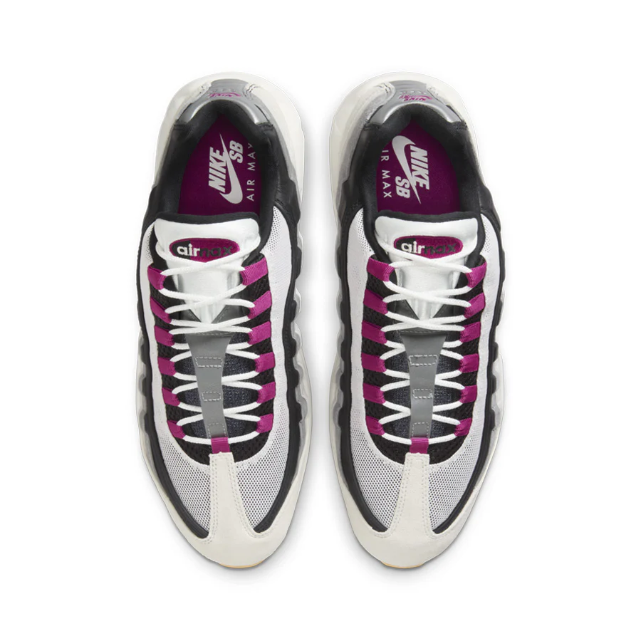 Nike SB Air Max 95 QS Summit White/Cactus Flower-Photon Dust - Image 4