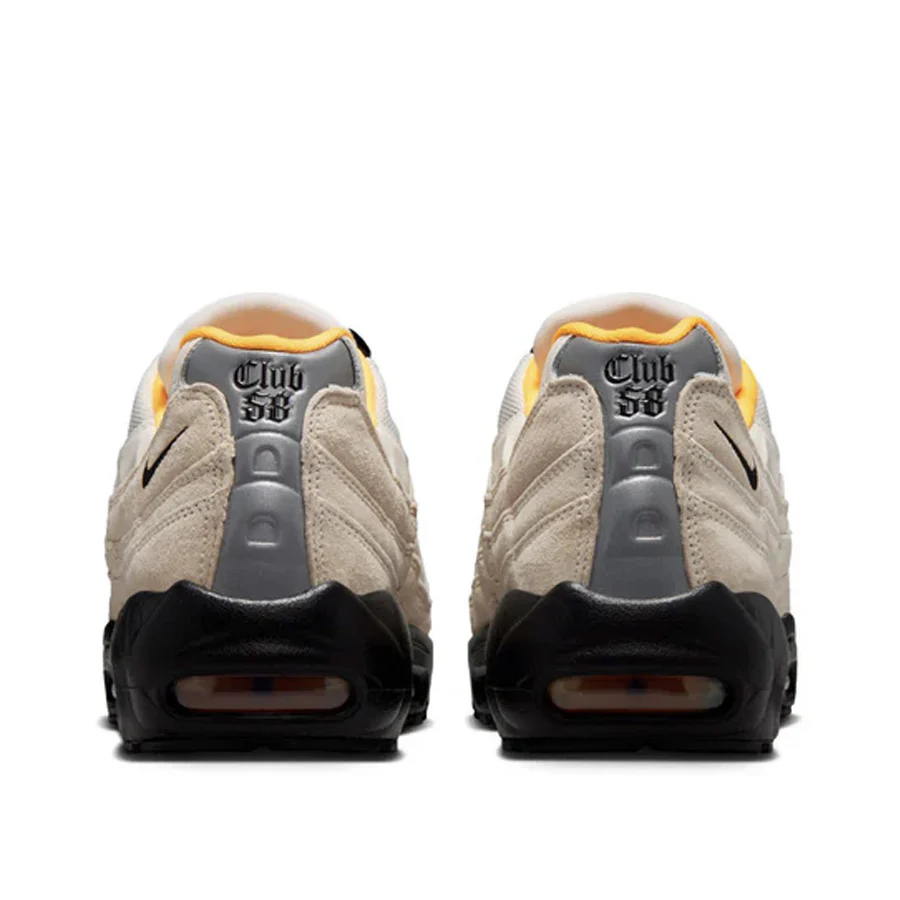 Nike Sb Air Max 95 WCP Shoe QS Sail/Black-Laser Orange - Image 5