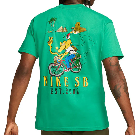 Nike SB Bike Day T-Shirt - Stadium Green - Image 2