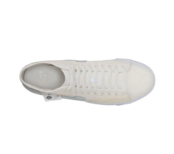 Nike SB Blazer Court Mid Premium - Summit White/Summit White - Image 2
