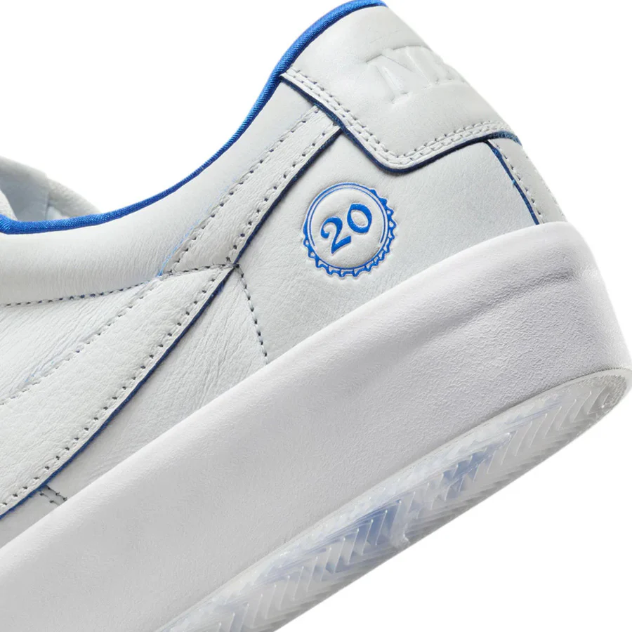 Nike SB Blazer Low Pro GT Premium - Summit White/Game Royal - Image 8