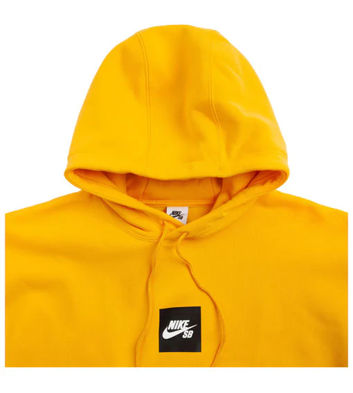 Nike SB Box Logo Pullover Hoodie - University Gold - Image 2