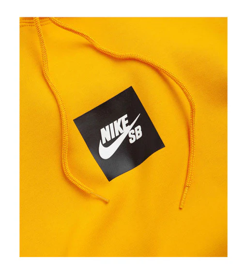 Nike SB Box Logo Pullover Hoodie - University Gold - Image 3