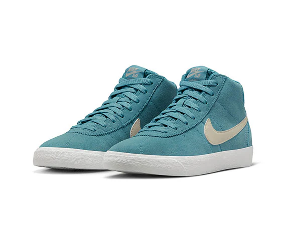 Nike SB Women's Bruin High - Noise Aqua/LT Orewood Brn-Noise Aqua - Image 2