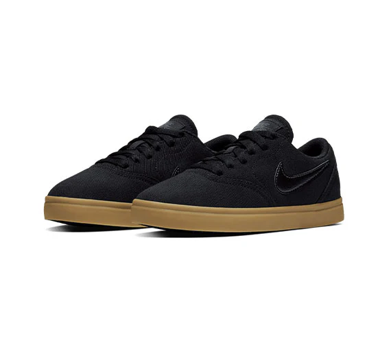 Nike SB Check Canvas - Black/Black-Gum Light Brown - Image 2