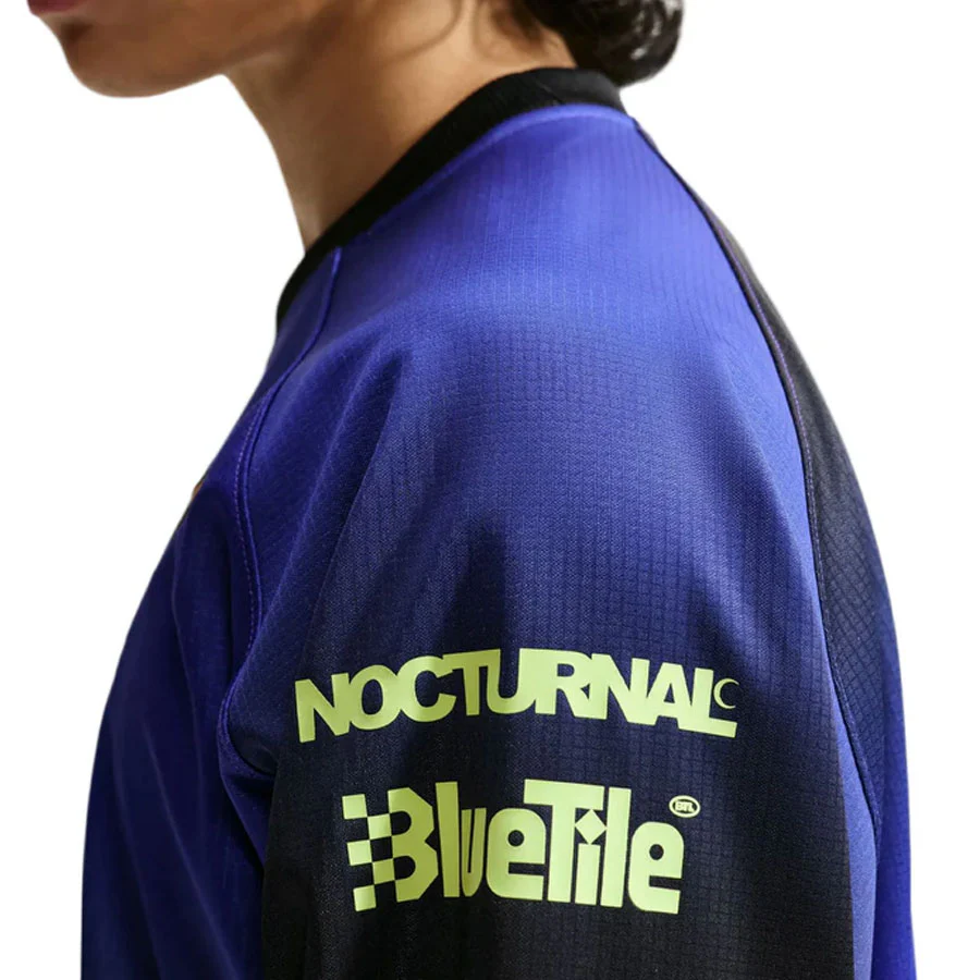 Nike Sb Club 58 Long Sleeve Skate Top Dark Concord - Image 5