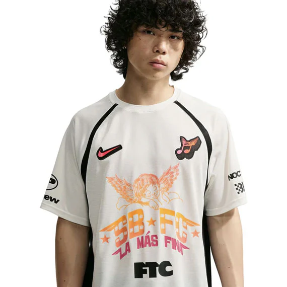 Nike Sb Club 58 Skate Jersey Sail/Black - Image 3