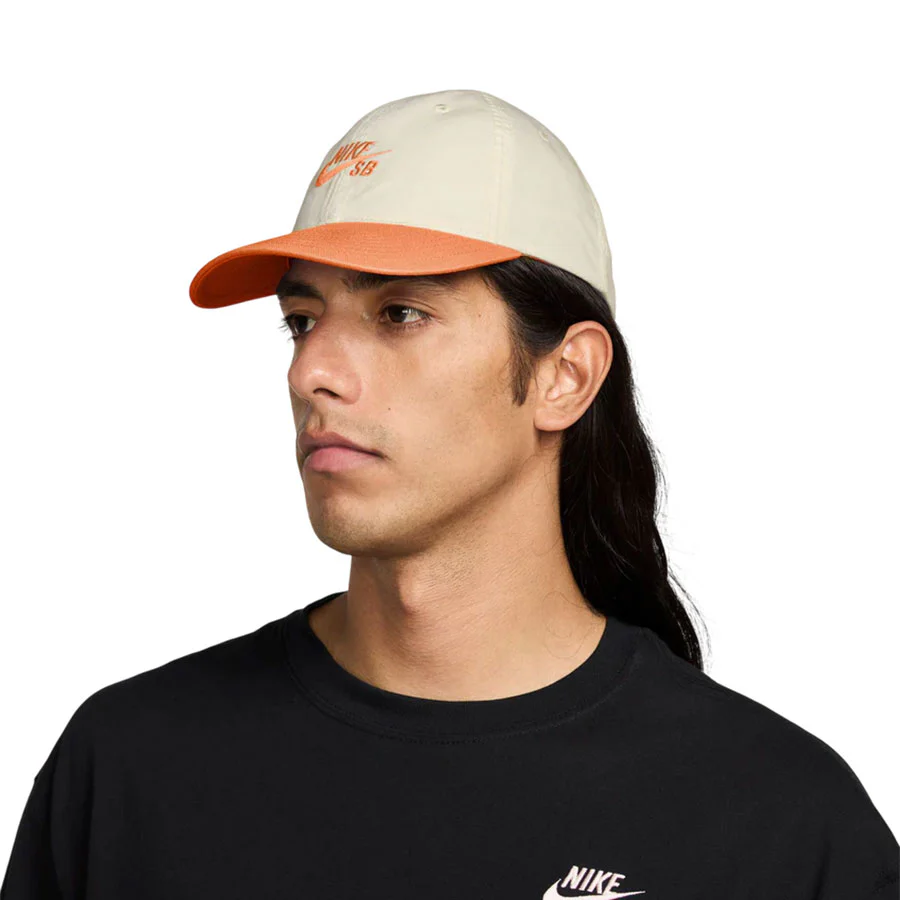Nike SB Club Cap Coconut Milk/Orange Frost - Image 3