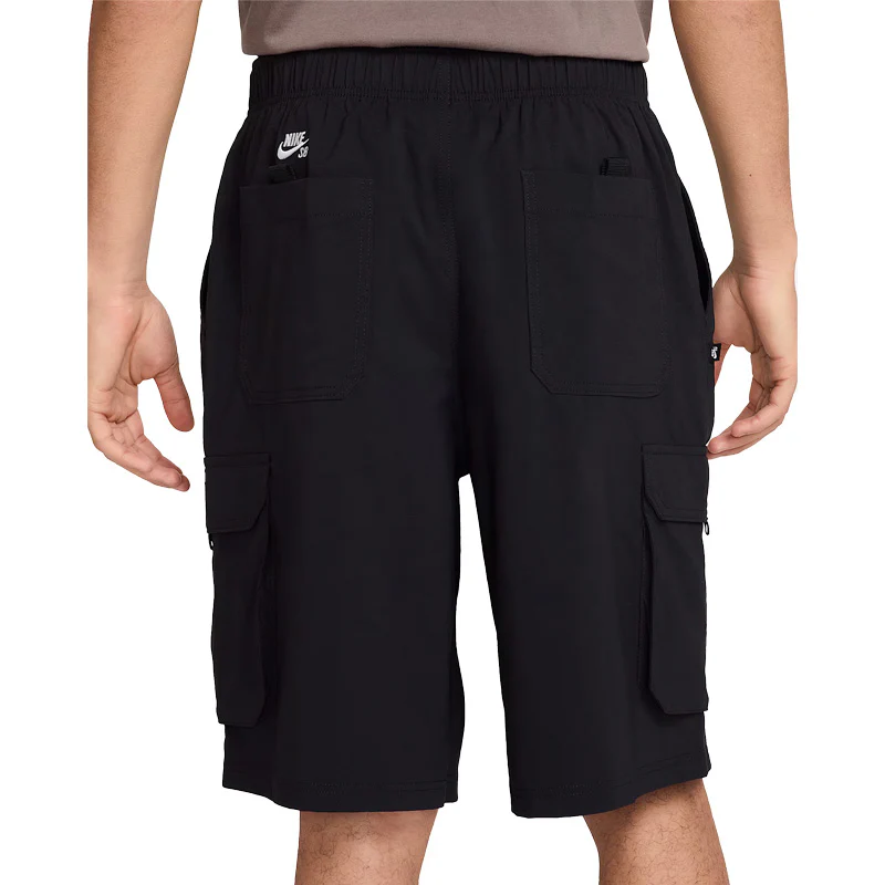 Nike SB Dri-FIT Kearny Cargo Skate Shorts - Black/White - Image 2