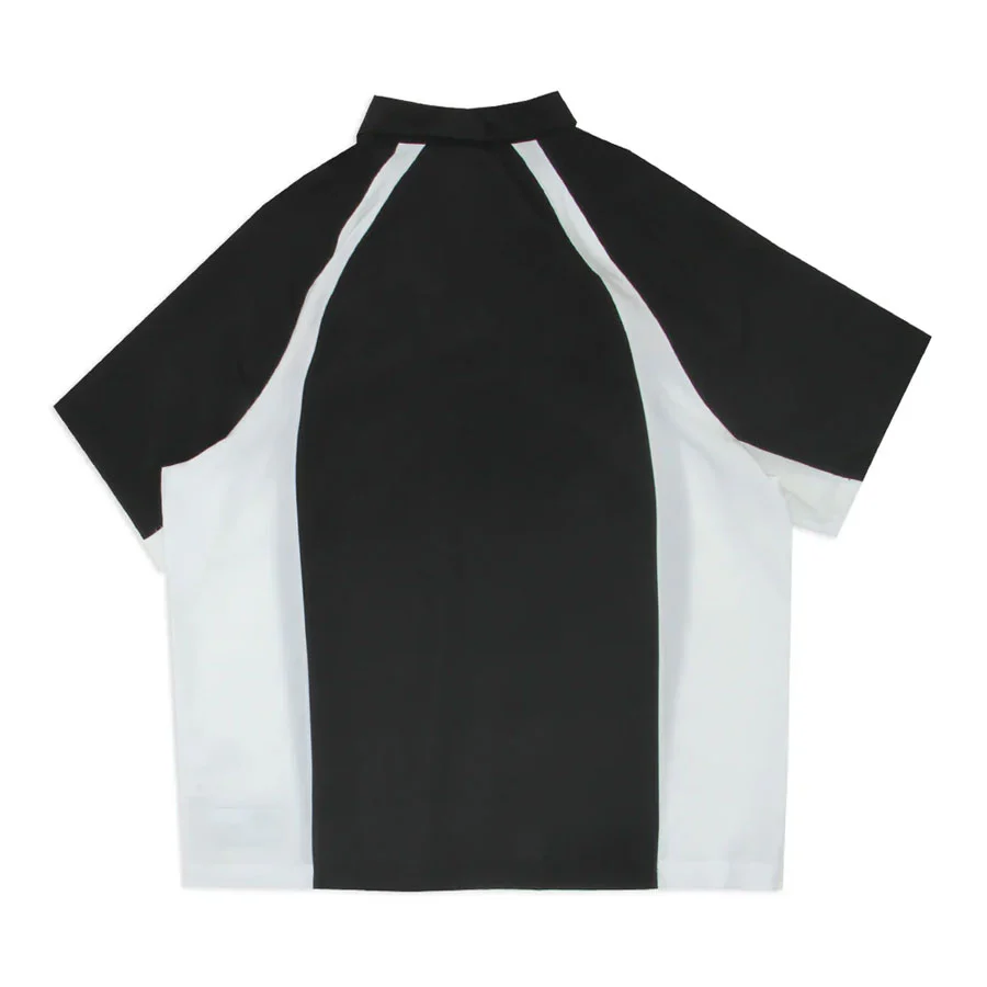 Nike SB Dri-FIT Woven Short-Sleeve Bowler Shirt - Black/White - Image 2