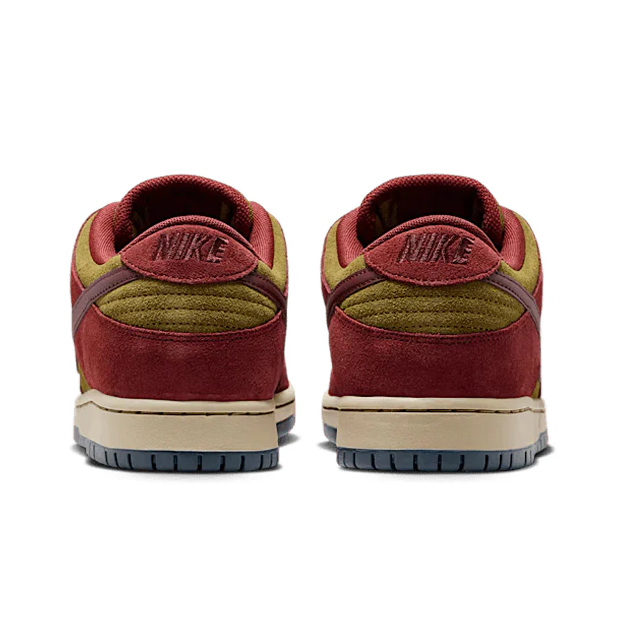 Nike SB Dunk Dark Team Red/Burgundy Crush Olive Flak - Image 5
