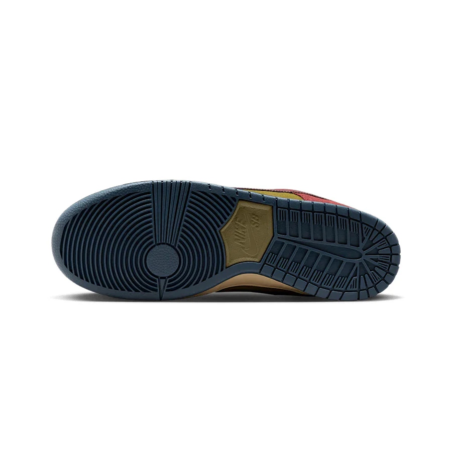 Nike SB Dunk Dark Team Red/Burgundy Crush Olive Flak - Image 8