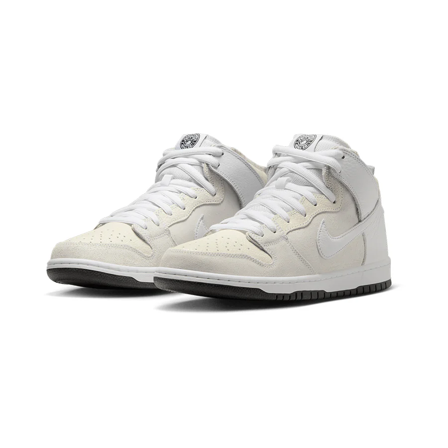 Nike SB Dunk High x Antihero - White/White-Black - Image 3