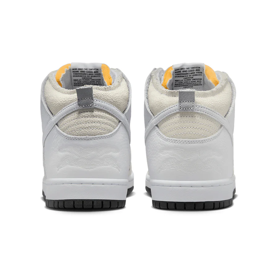 Nike SB Dunk High x Antihero - White/White-Black - Image 5