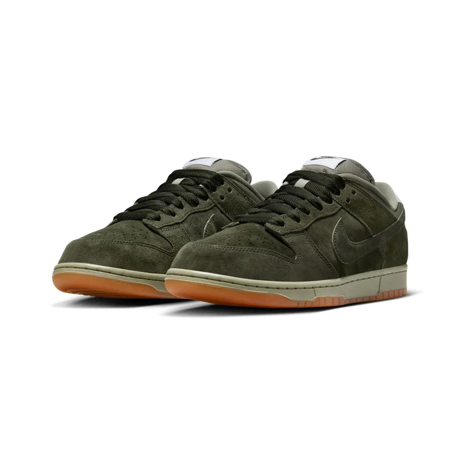 Nike SB Dunk Low Pro B Shoe Sequoia /Sequoia Light Army White - Image 3