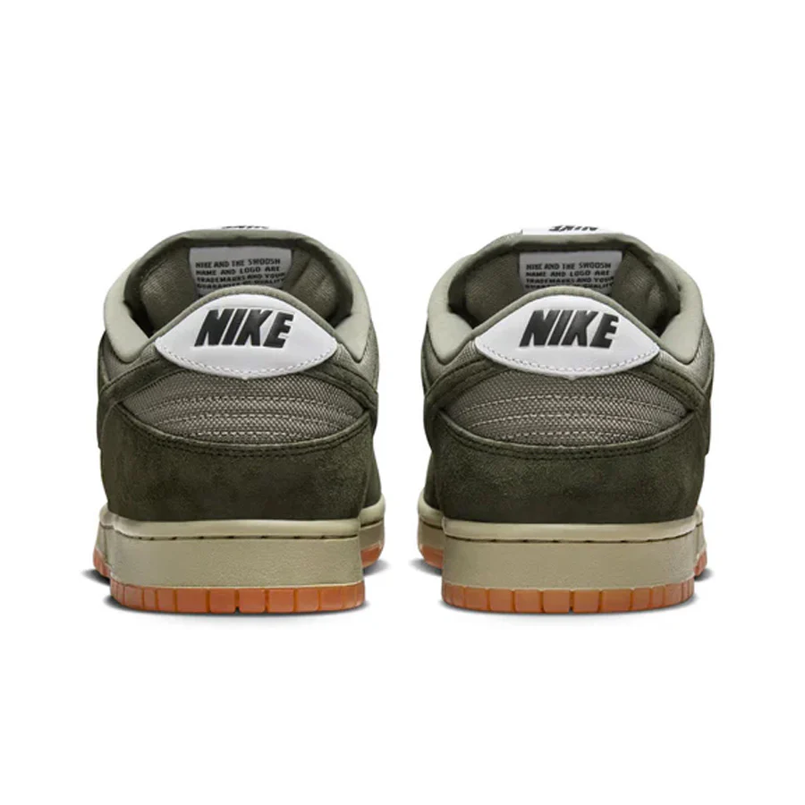 Nike SB Dunk Low Pro B Shoe Sequoia /Sequoia Light Army White - Image 5