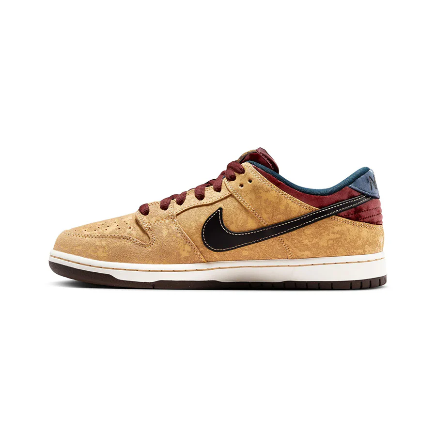 Nike SB Dunk Low Pro - Celestial Gold/Black-Dark Team Red - Image 3