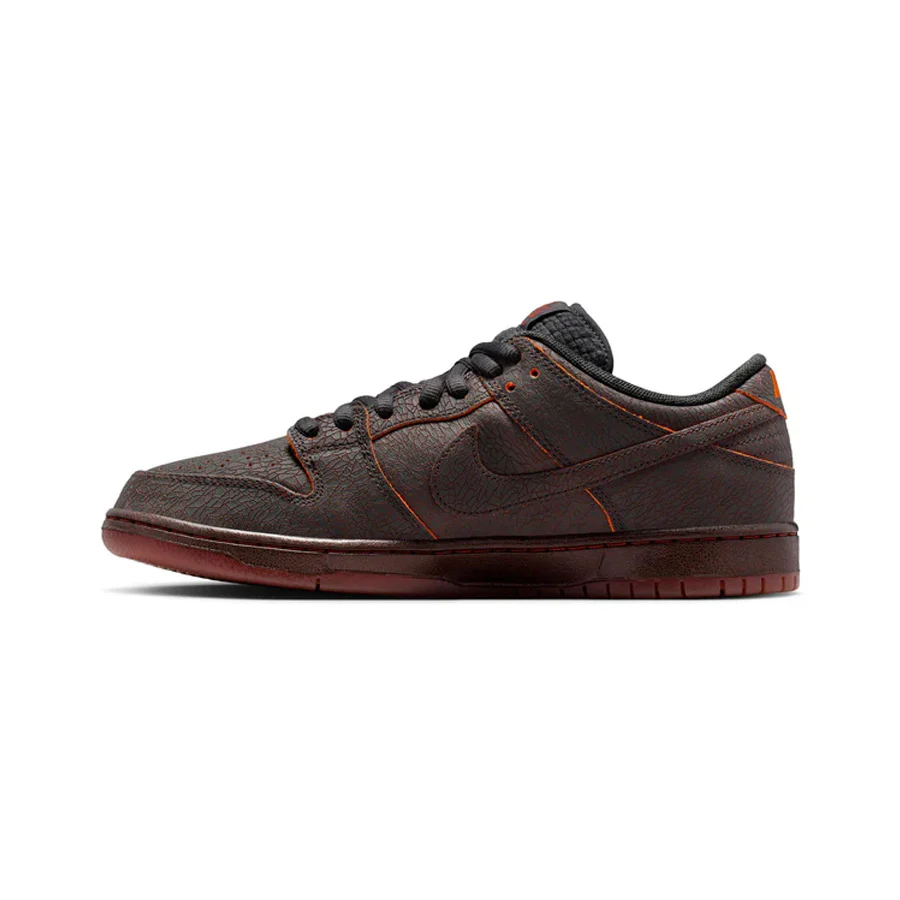 Nike SB Dunk Low Pro Premium Shoe Dark Smoke Grey/Campfire Orange-Black - Image 2