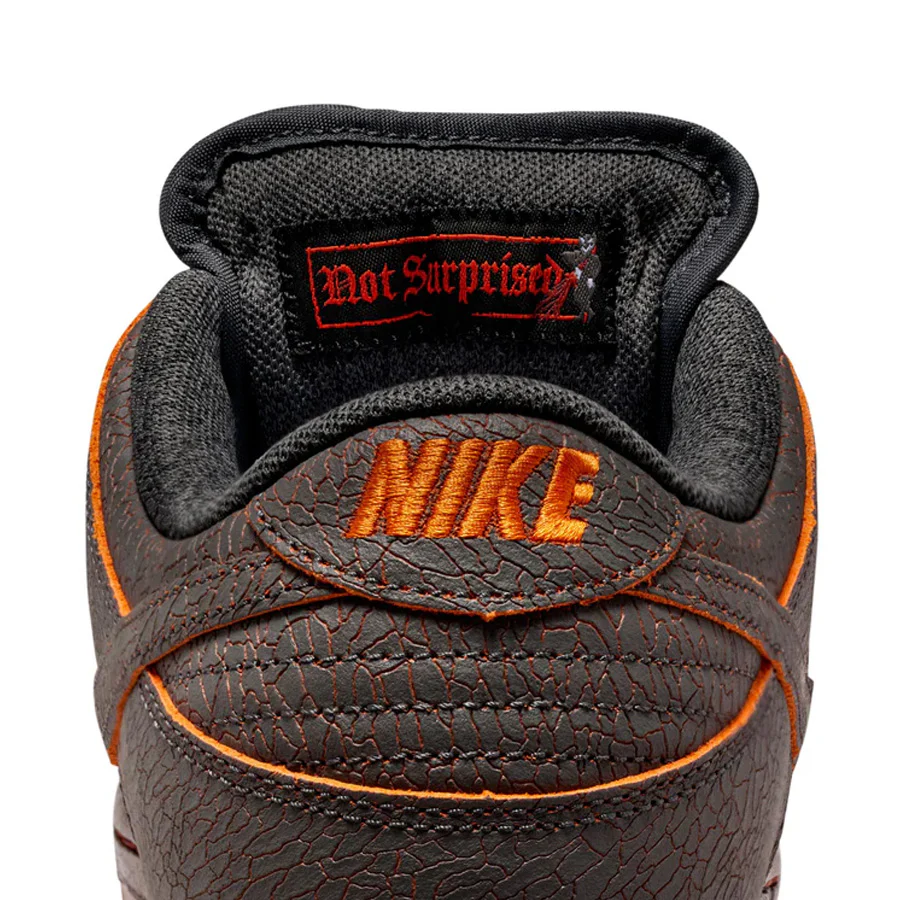 Nike SB Dunk Low Pro Premium Shoe Dark Smoke Grey/Campfire Orange-Black - Image 9