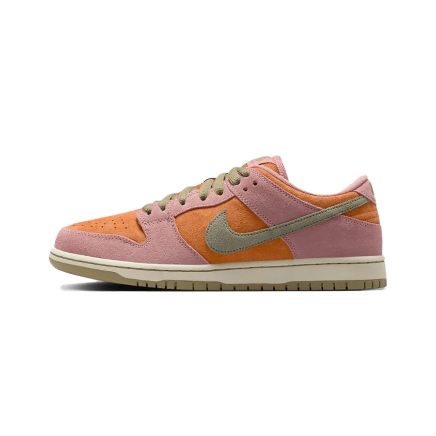 Nike SB Dunk Low Pro - Red Stardust/Neutral Olive-Monarch - Image 2