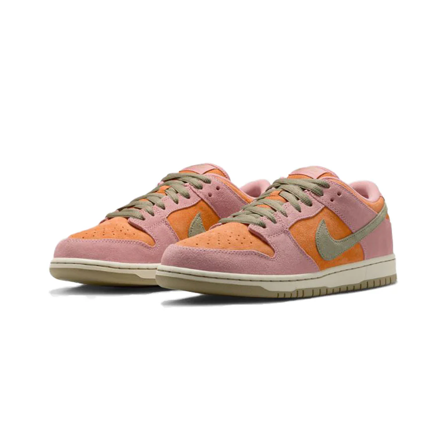 Nike SB Dunk Low Pro - Red Stardust/Neutral Olive-Monarch - Image 3