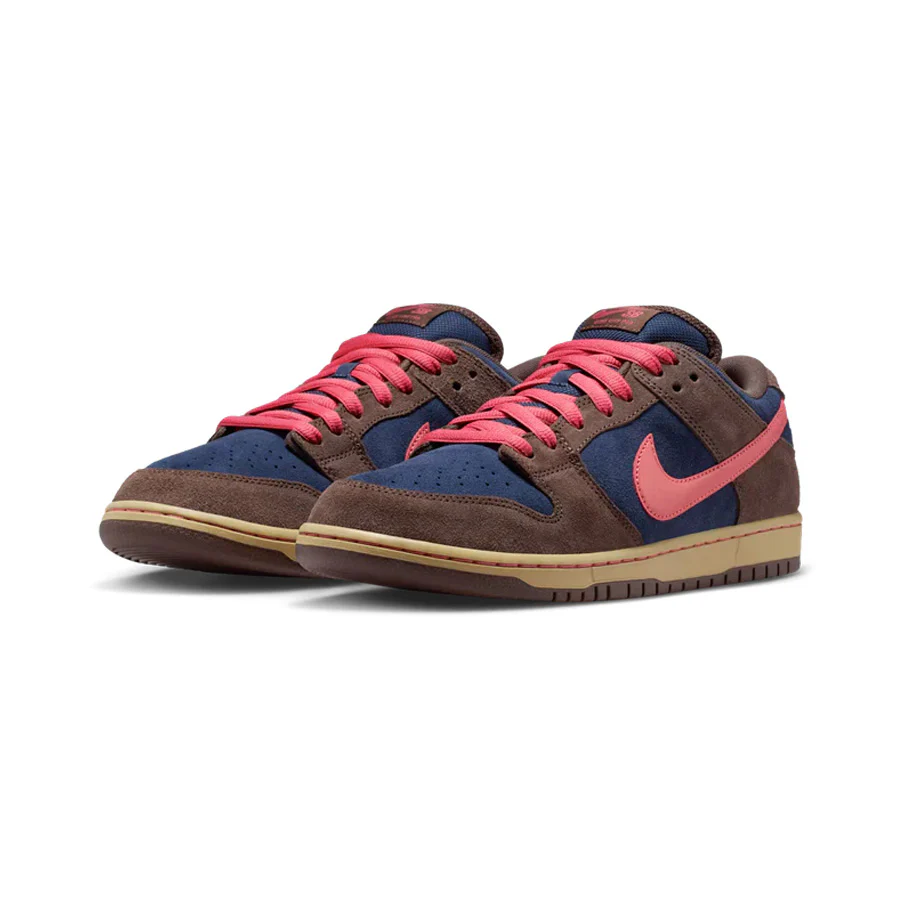 Nike SB Dunk Low Pro Shoe Baroque Brown/Adobe-Midnight Navy - Image 3