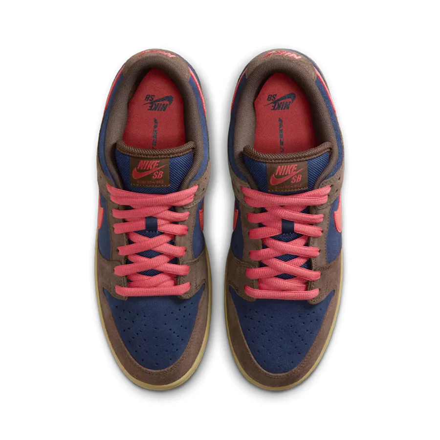 Nike SB Dunk Low Pro Shoe Baroque Brown/Adobe-Midnight Navy - Image 4