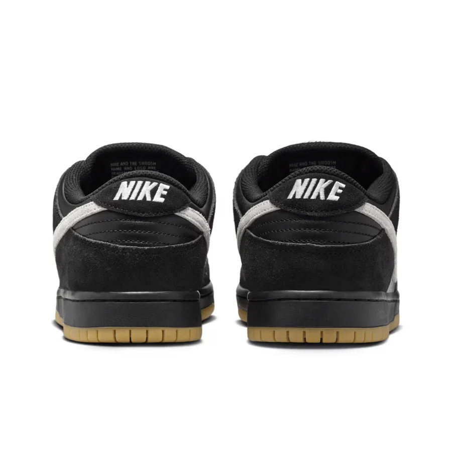 Nike SB Dunk Low Pro Shoe Black/White-Black-Gum Light Brown - Image 5