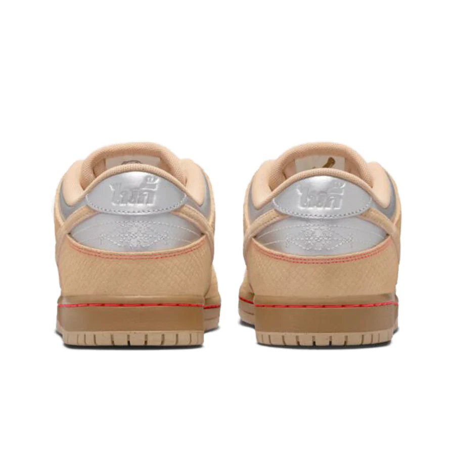 Nike SB Dunk Low Pro Shoe Canvas/Vachette Tan-Parachute Beige - Image 5
