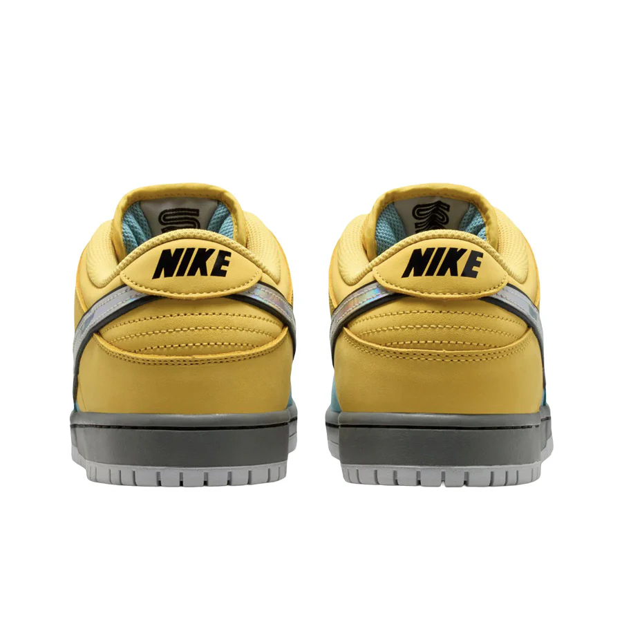 Nike SB Dunk Low Pro Shoe Lightning/Wolf Grey-Denim Turq - Image 5
