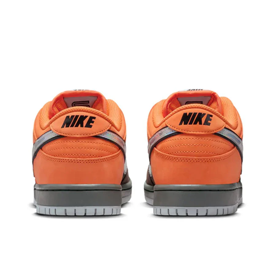 Nike SB Dunk Low Pro Shoe Safety Orange/ Wolf Grey-Baroque Brown - Image 5