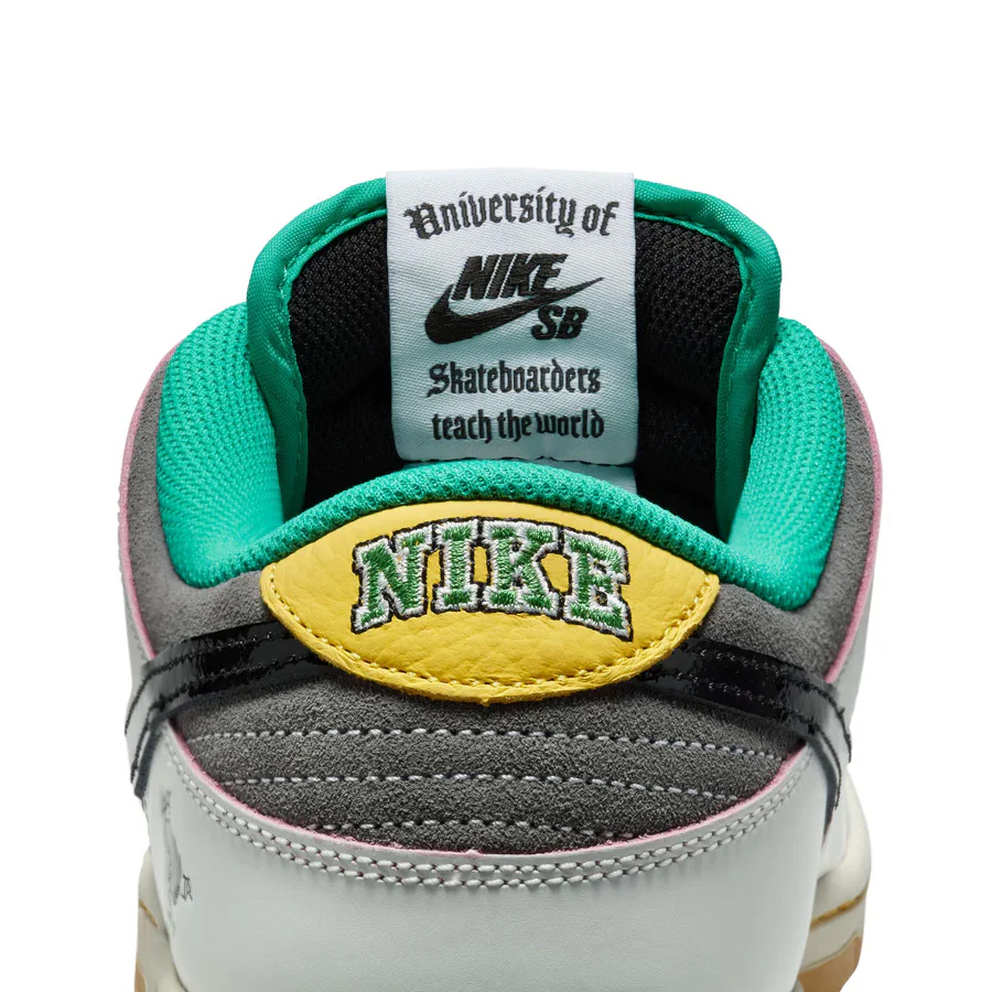 Nike SB Dunk Low Pro - Summit White/Black-White-Iron Grey - Image 12