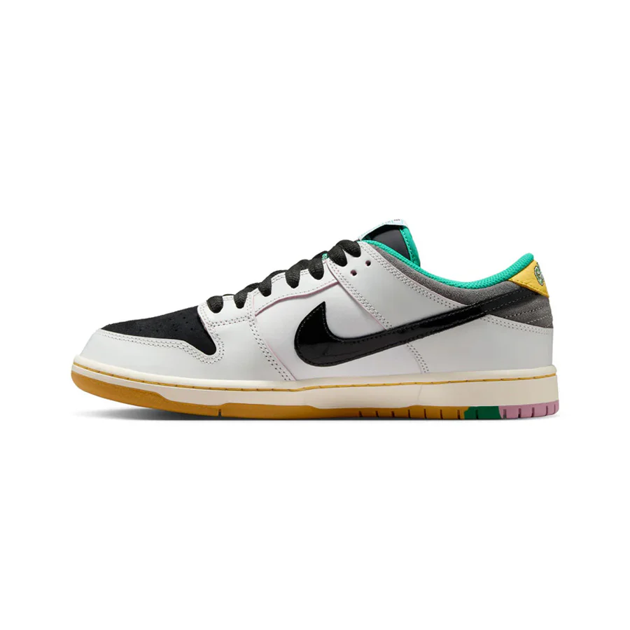 Nike SB Dunk Low Pro - Summit White/Black-White-Iron Grey - Image 2