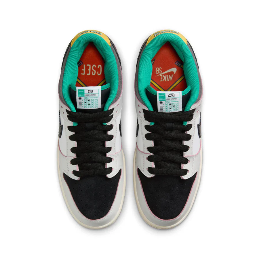 Nike SB Dunk Low Pro - Summit White/Black-White-Iron Grey - Image 4