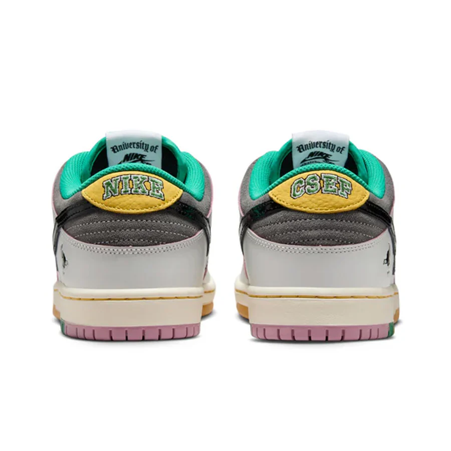 Nike SB Dunk Low Pro - Summit White/Black-White-Iron Grey - Image 5