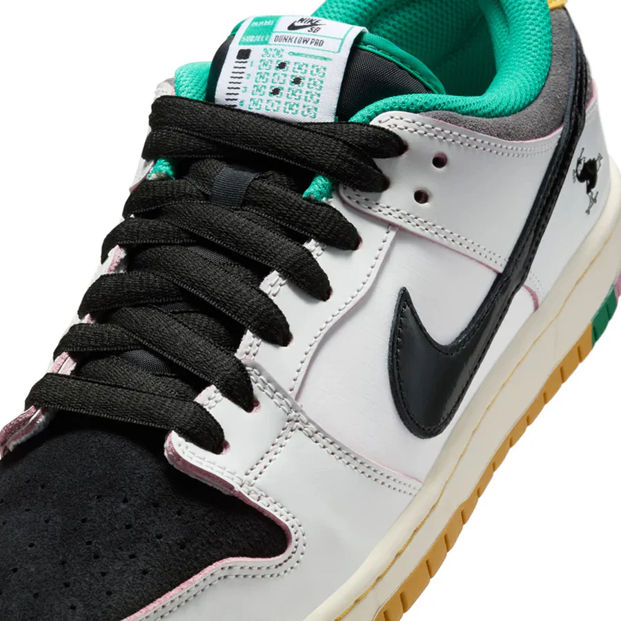 Nike SB Dunk Low Pro - Summit White/Black-White-Iron Grey - Image 7